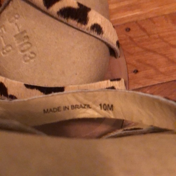 KATE SPADE - Animal Print Wedge Sandals - Picture 9 of 12